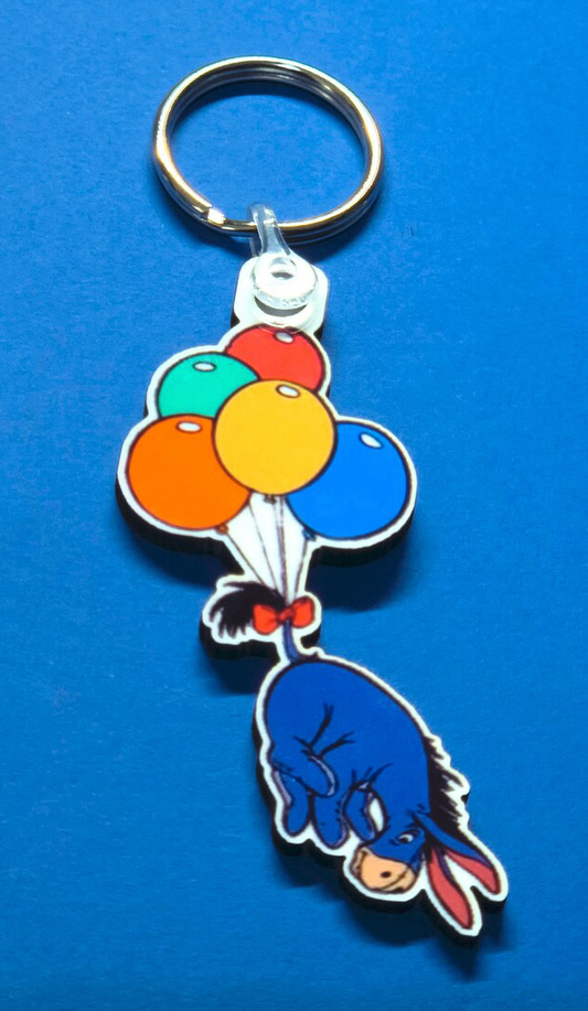 Eeyore Balloon Keyring - Winnie the Pooh