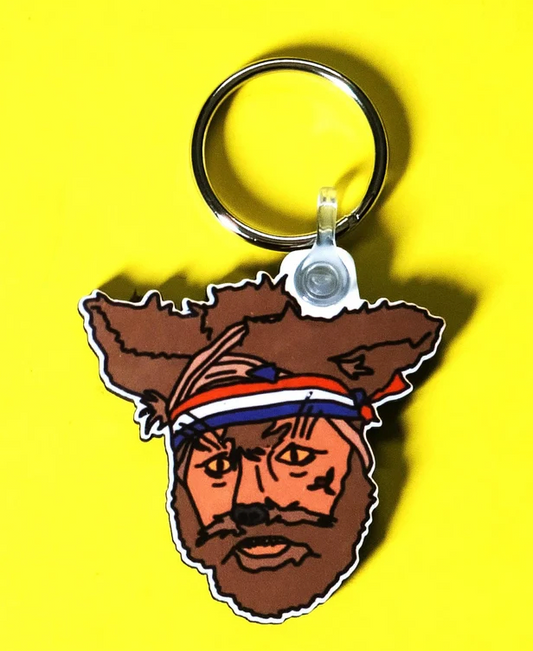 Crack Fox Keyring - The Mighty Boosh