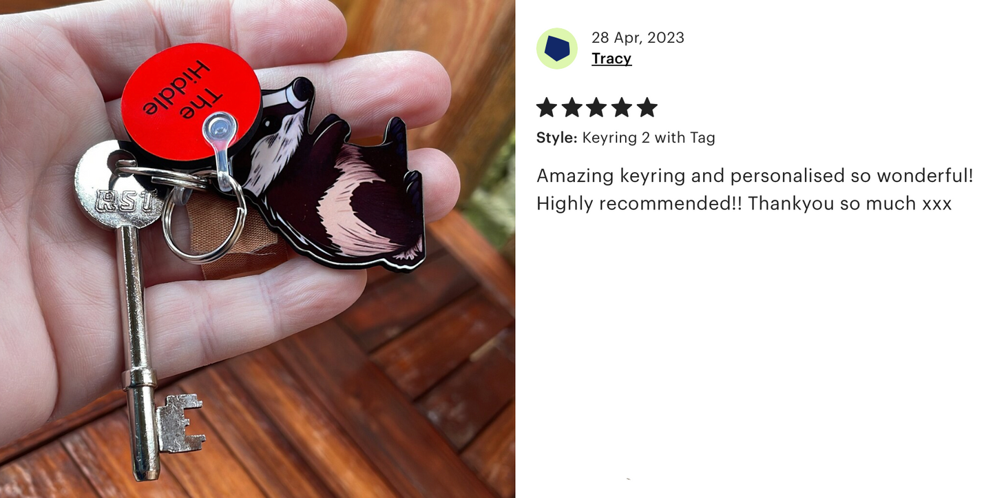 Badger 2 Keyring