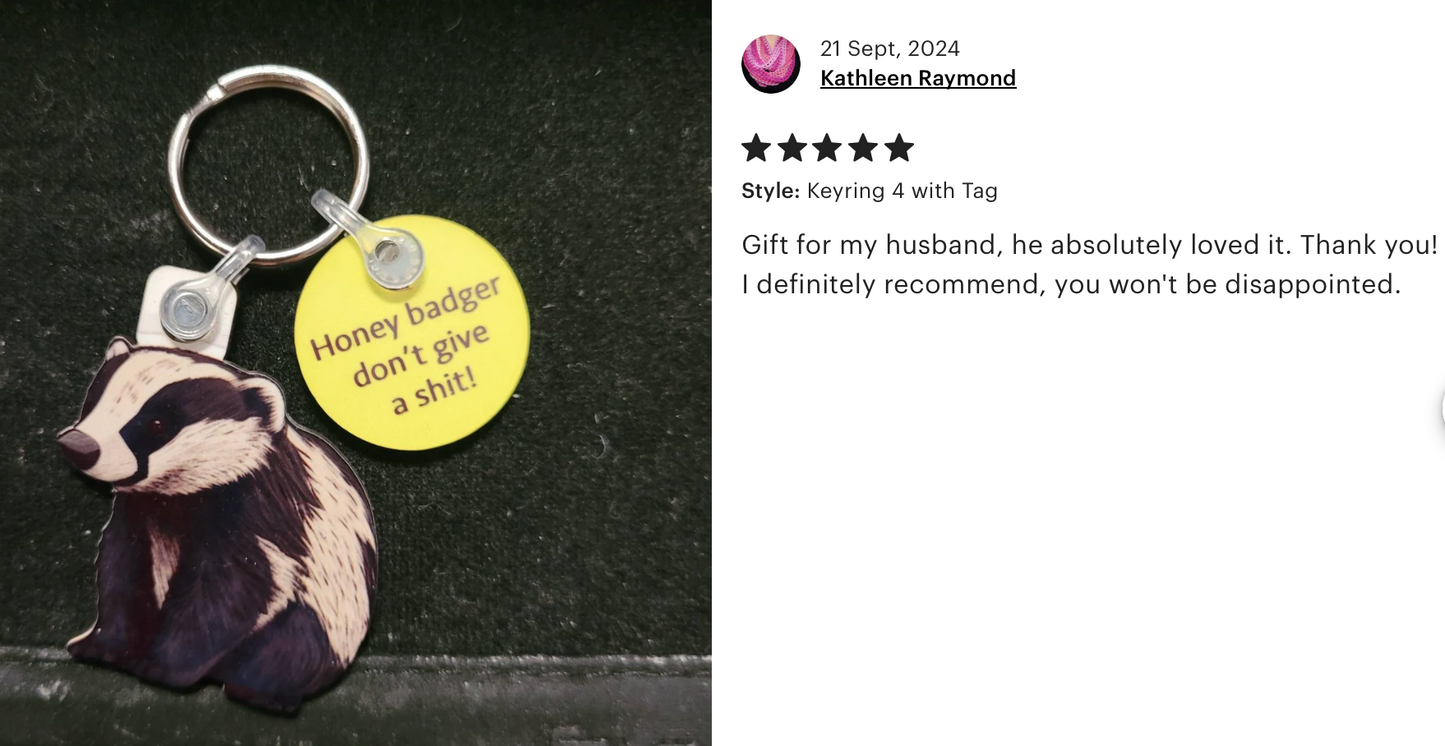 Badger 4 Keyring