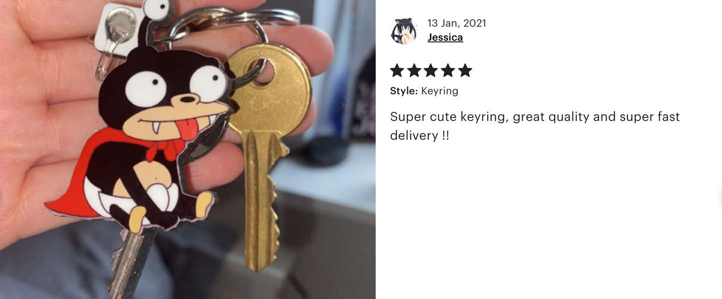 Nibbler Keyring - Futurama