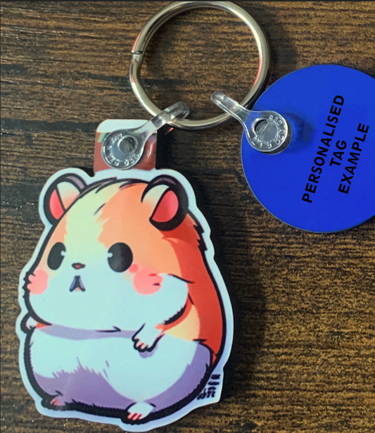 Hamster 3 Keyring