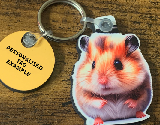 Hamster 2 Keyring