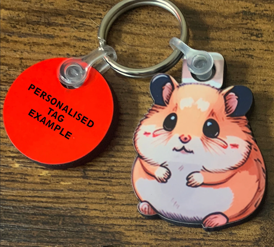 Hamster 1 Keyring