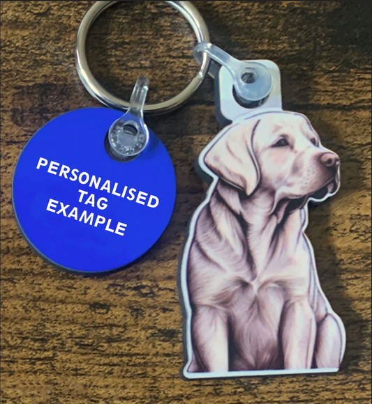 Labrador 2 Keyring