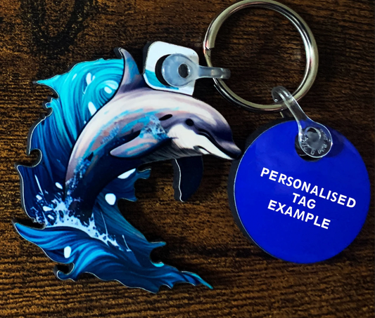 Dolphin 4 Keyring