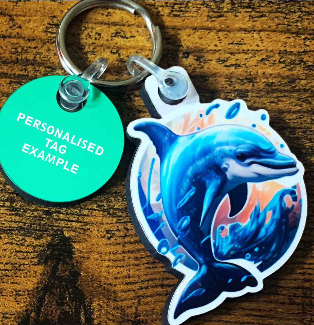 Dolphin 2 Keyring