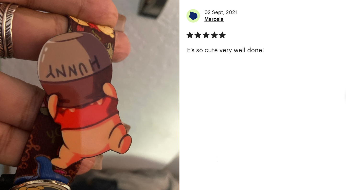 Winnie the Pooh "Hunny Pot" Pin Badge/ Magnet