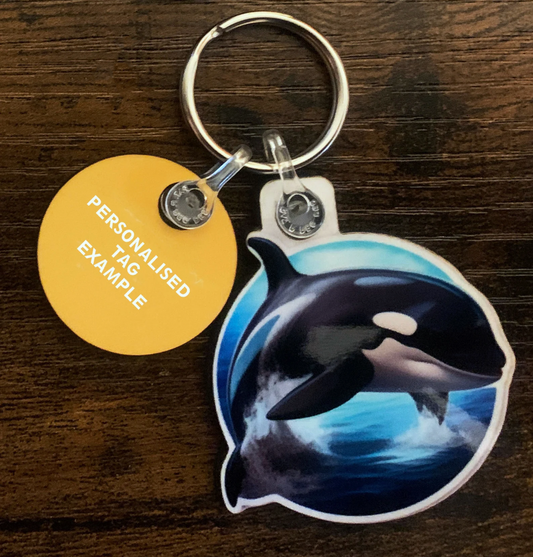 Killer Whale 4 Keyring