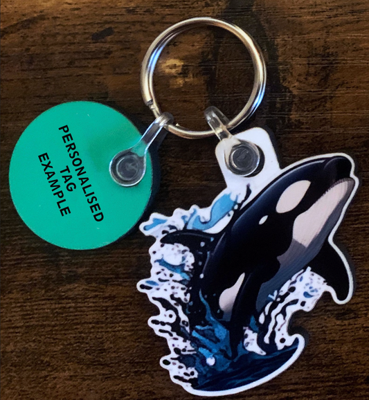 Killer Whale 3 Keyring