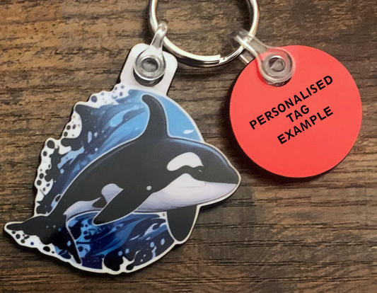 Killer Whale 2 Keyring