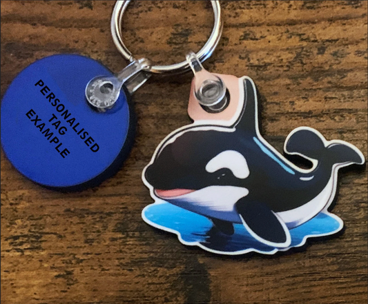 Killer Whale 1 Keyring