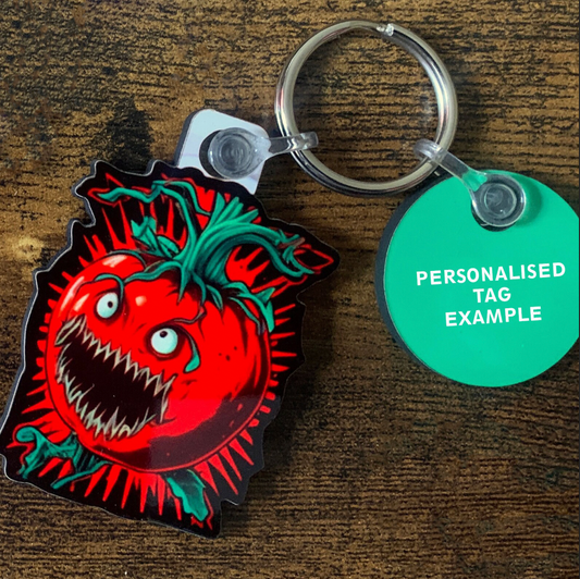 Killer Tomato 3 Keyring