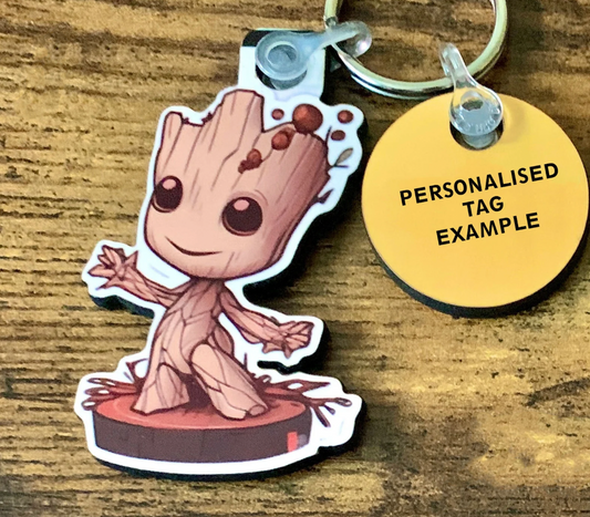 Dancing Baby Groot Keyring - Guardians of the Galaxy