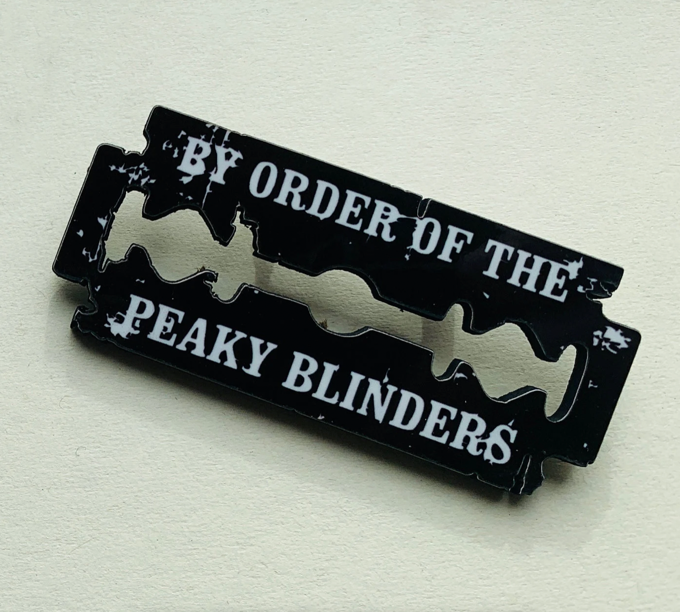 Razor Blade Pin Badge/ Magnet - Peaky Blinders