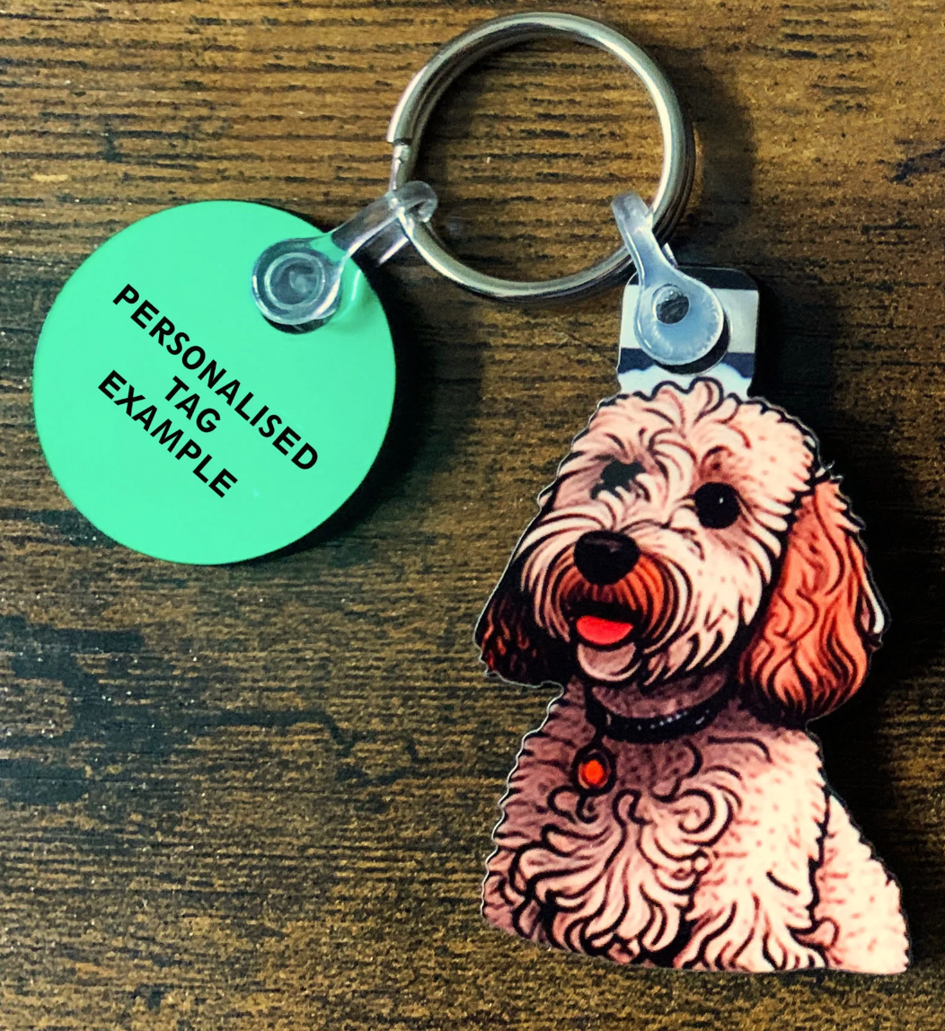 Cavapoo 1 Keyring