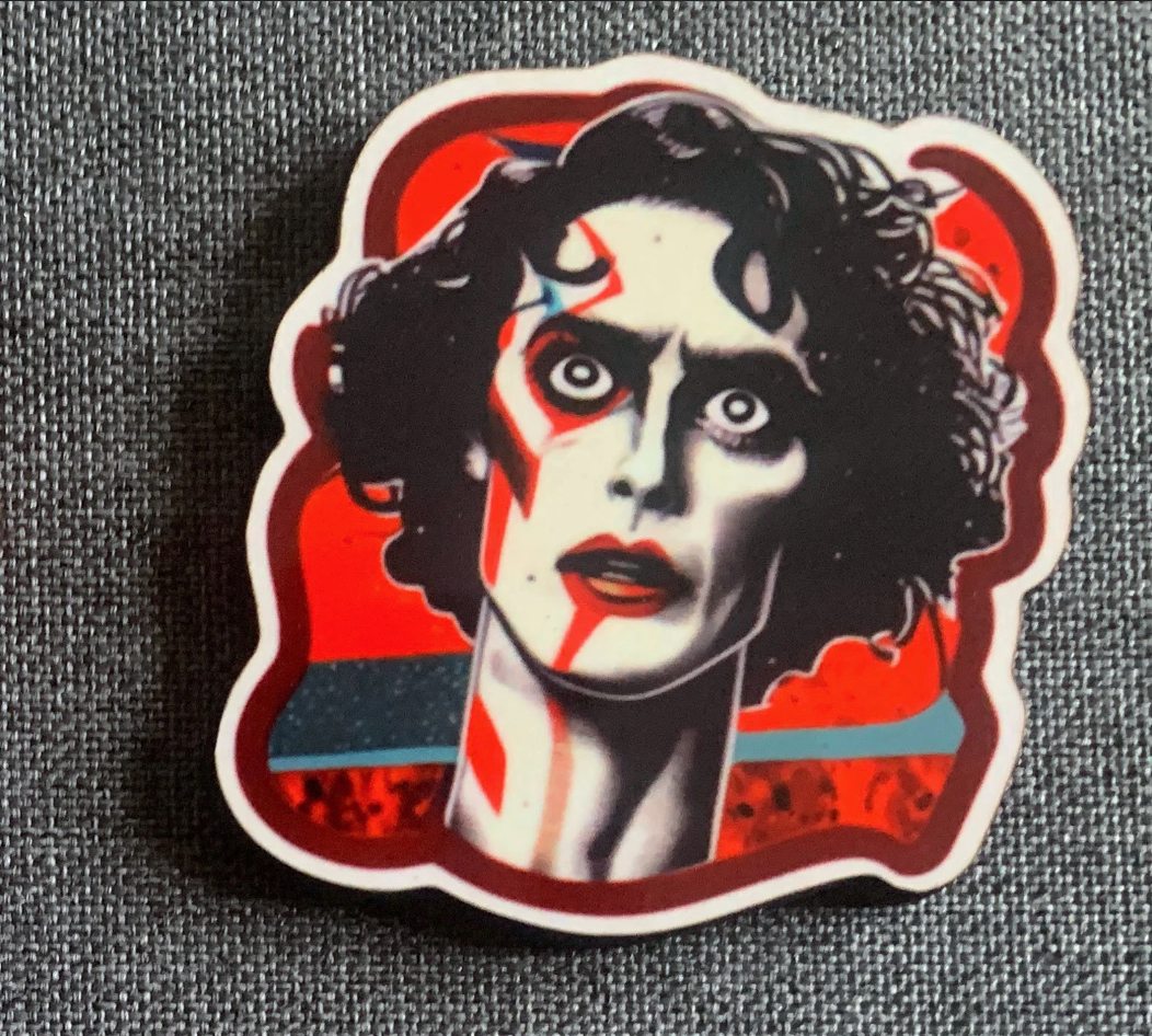 Frank-N-Furter Pin Badge/ Magnet - Rocky Horror Show