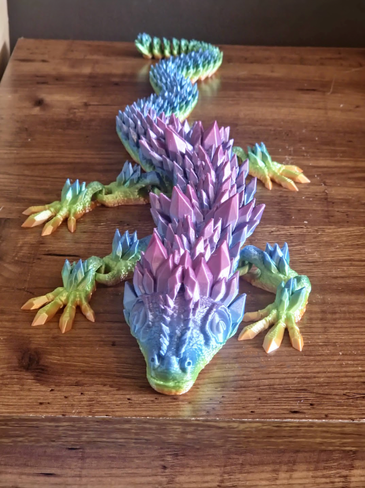 Large Flexi Crystal Dragon