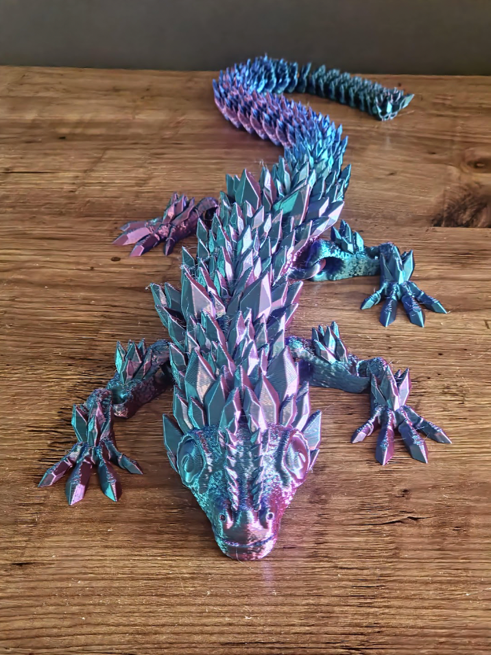 Large Flexi Crystal Dragon