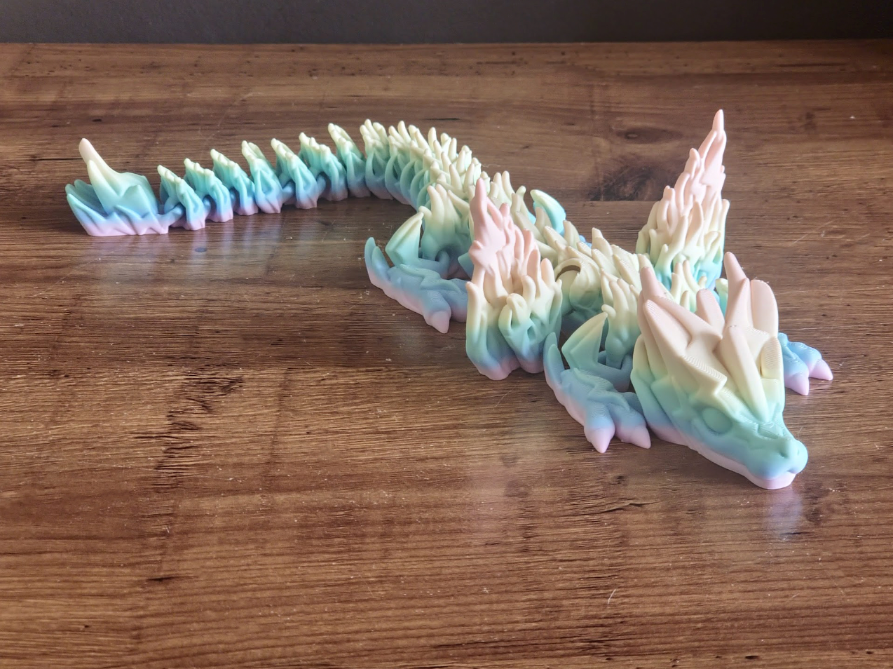 Flexi Winged Pastel Dragon