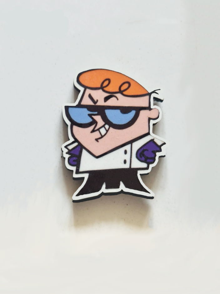 Dexter Pin Badge/ Magnet - Dexter's Laboratory