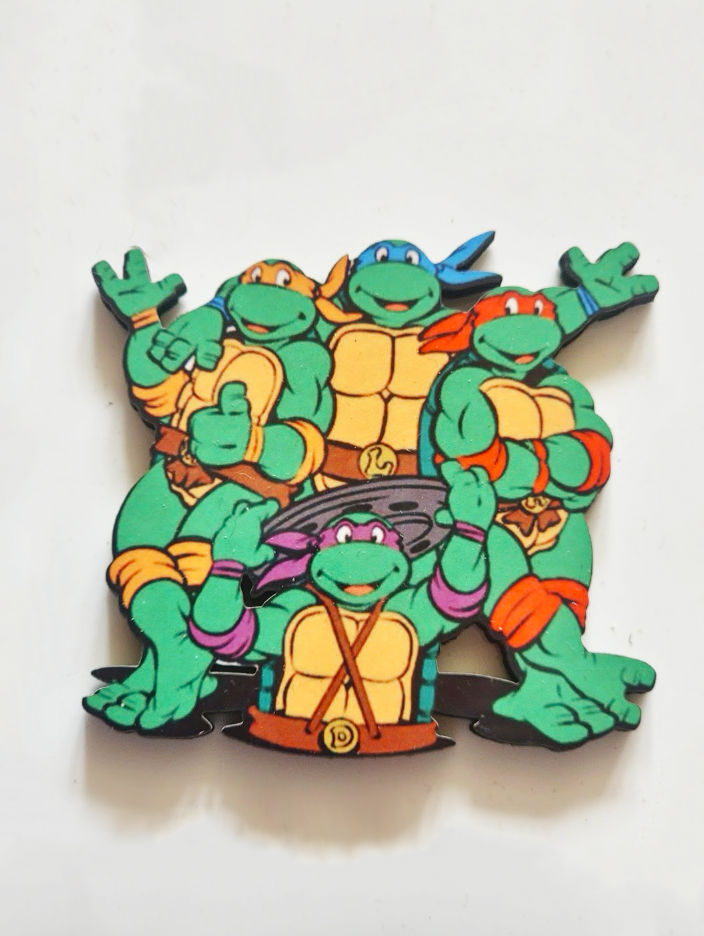 Teenage Mutant Ninja Turtles Pin Badge/ Magnet