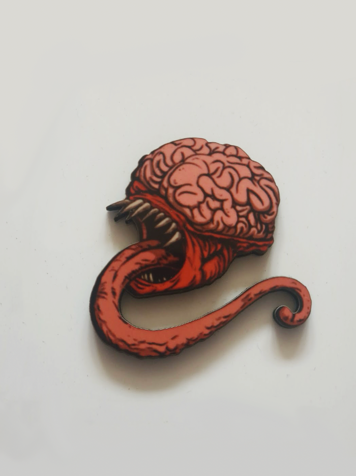 Licker Pin Badge/ Magnet - Resident Evil