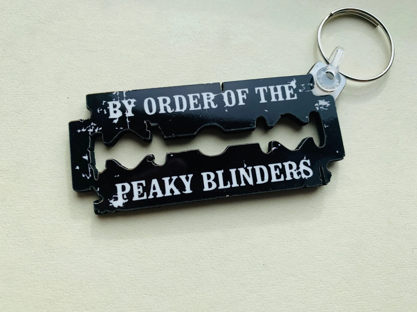 Razor Blade Keyring - Peaky Blinders