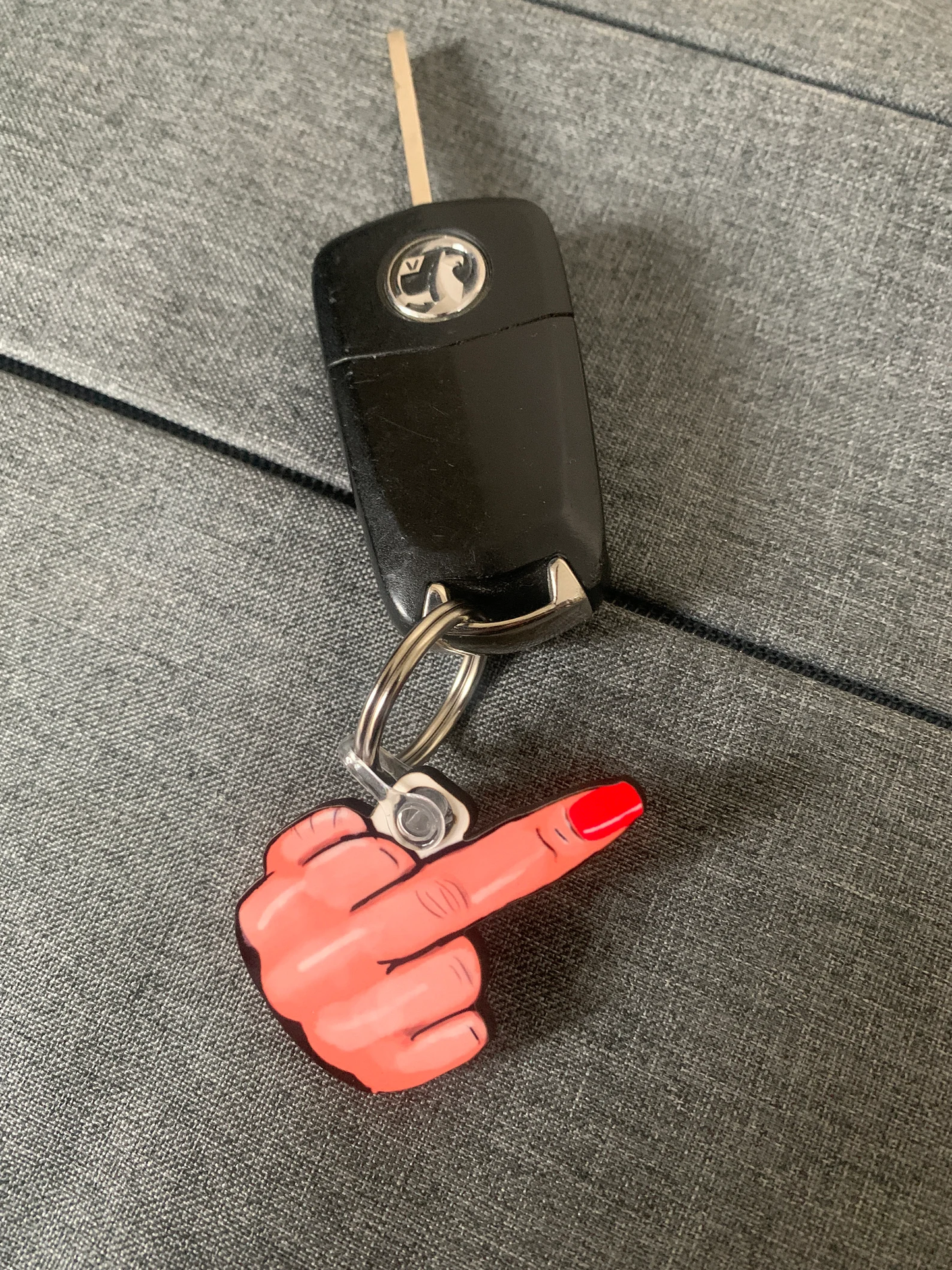 Middle Finger Keyring