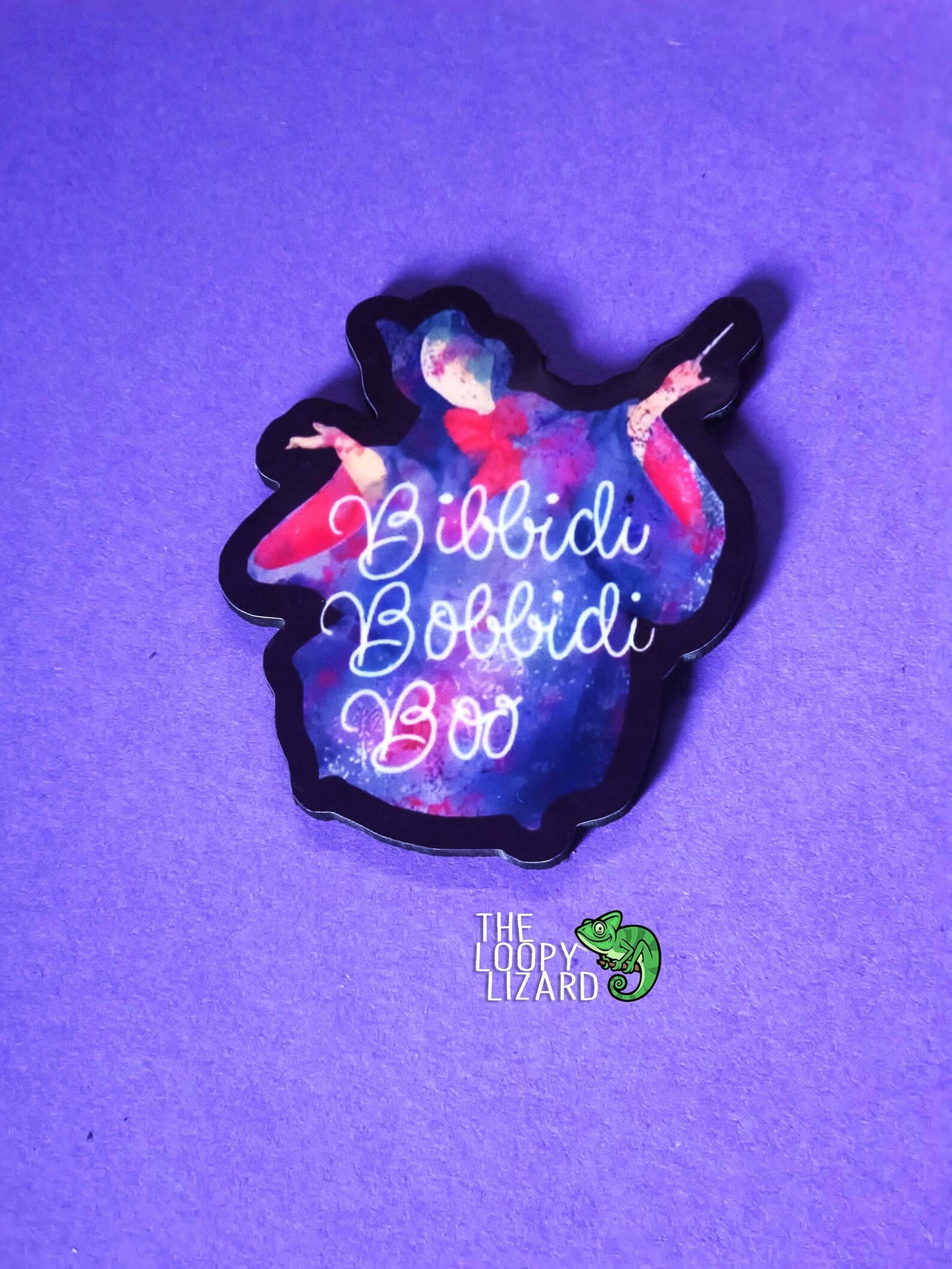 "Bibbidi Bobbidi Boo" Pin Badge/ Magnet - Cinderella
