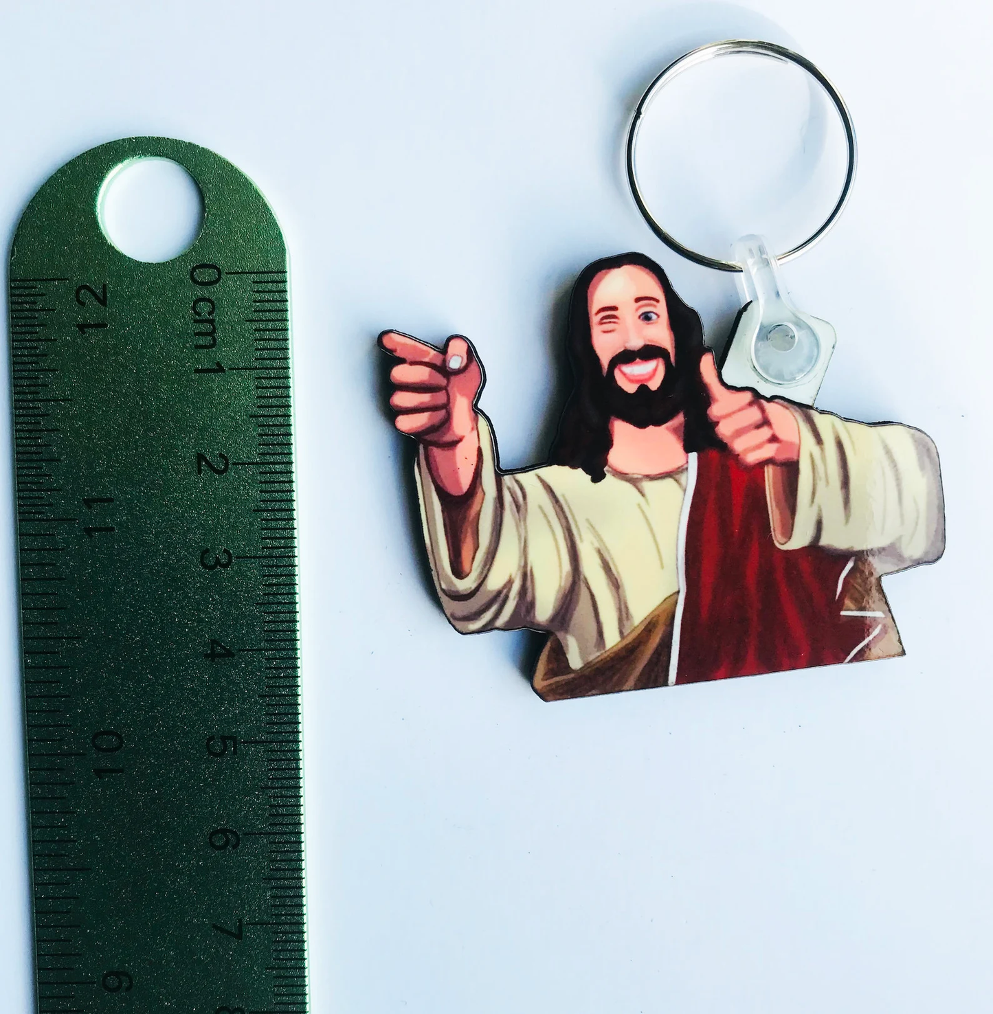 Buddy Christ Keyring