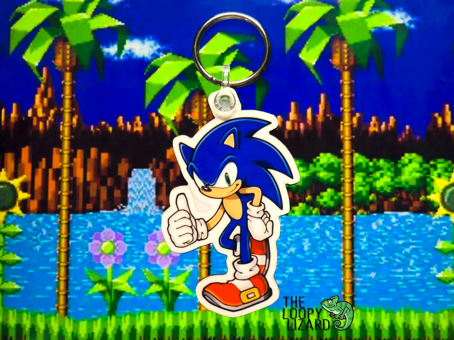 Sonic the Hedgehog Thumbs Up Keyring