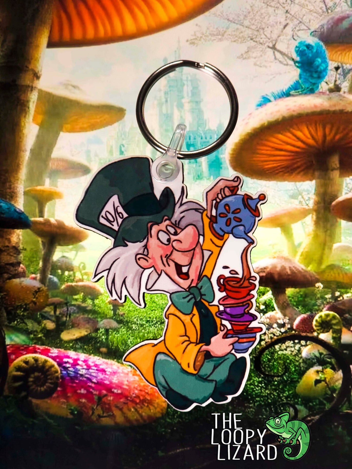 Mad Hatter Keyring - Alice in Wonderland