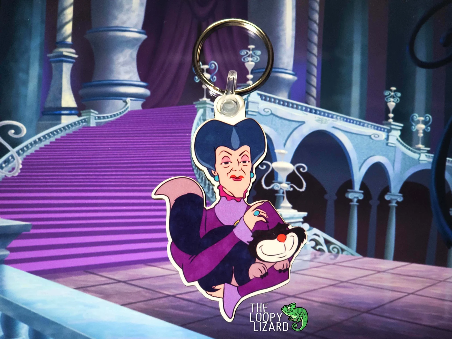 Lady Tremaine/Wicked Stepmother Keyring - Cinderella