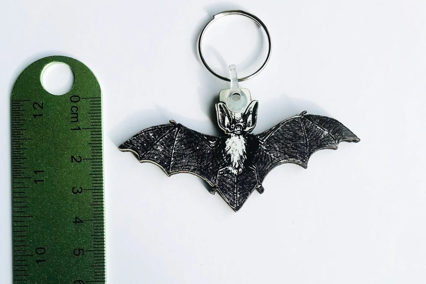 Gothic Bat Keyring