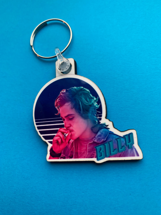 Billy Hargrove Keyring - Stranger Things