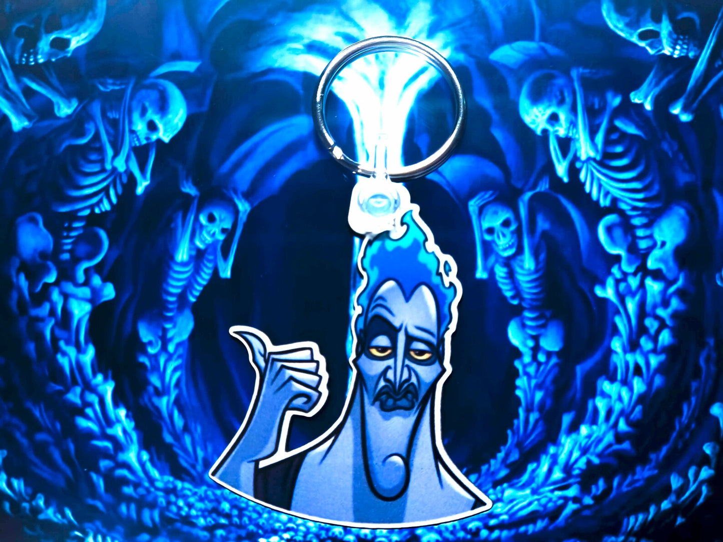 Hades Thumbs Up Keyring - Hercules