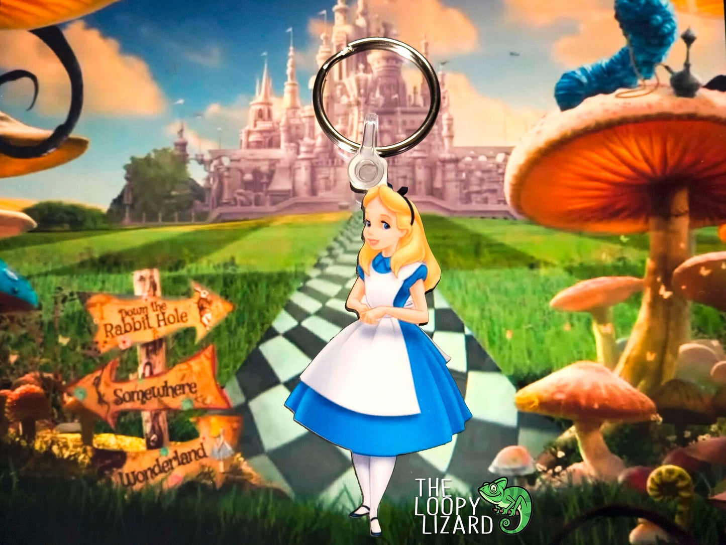 Classic Alice Keyring - Alice in Wonderland