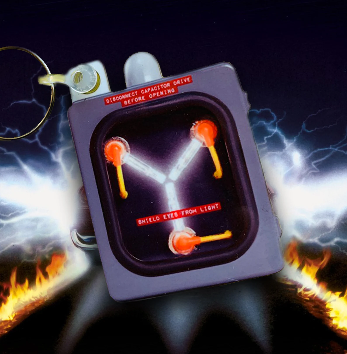 Flux Capacitor Keyring - Back to the Future