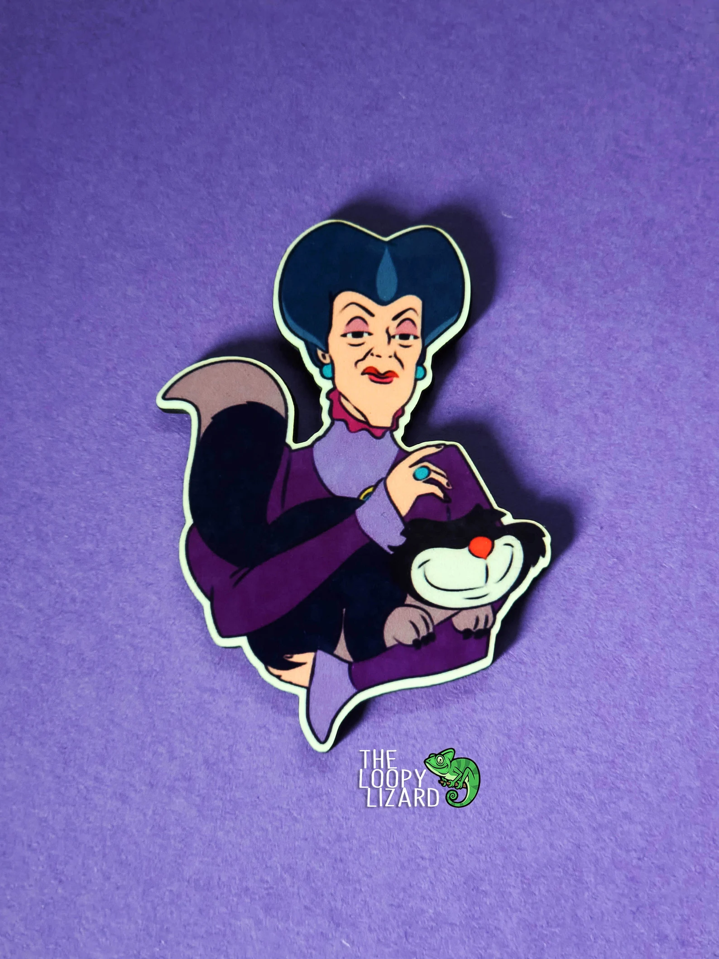 Lady Tremaine/Wicked Stepmother Pin Badge/ Magnet - Cinderella