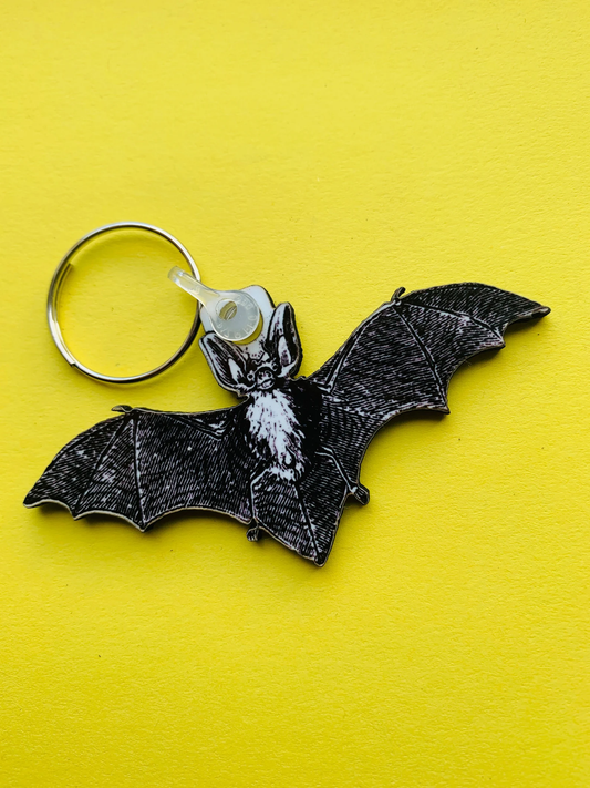 Gothic Bat Keyring