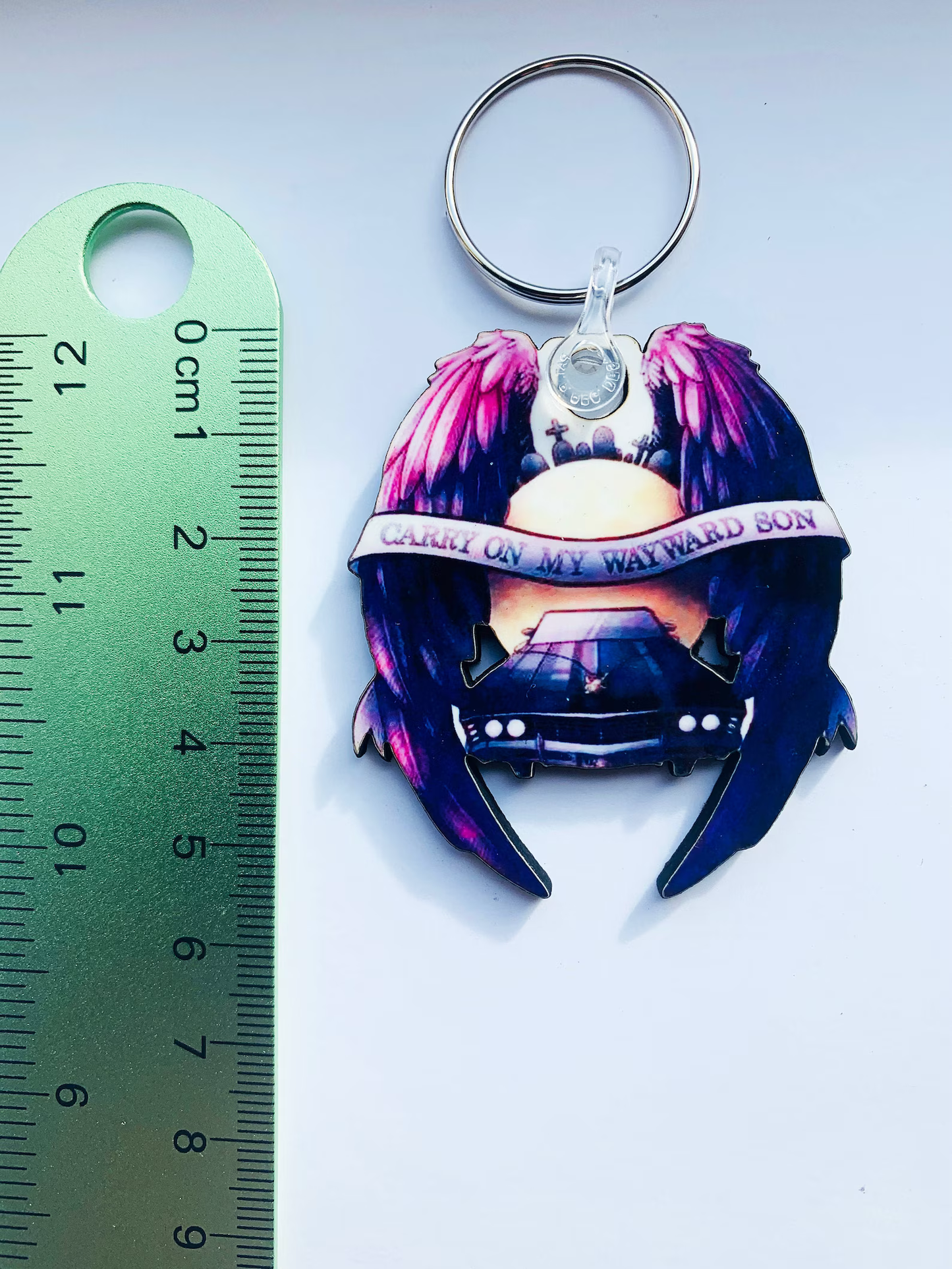"Carry On My Wayward Son" Keyring - Supernatural