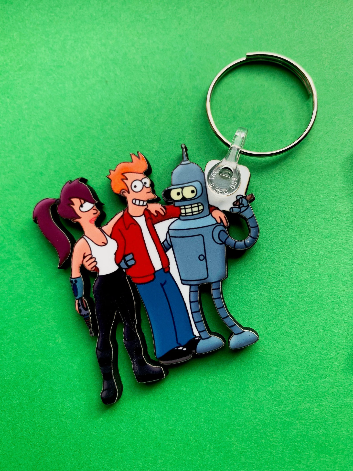 Leela, Fry and Bender Keyring - Futurama