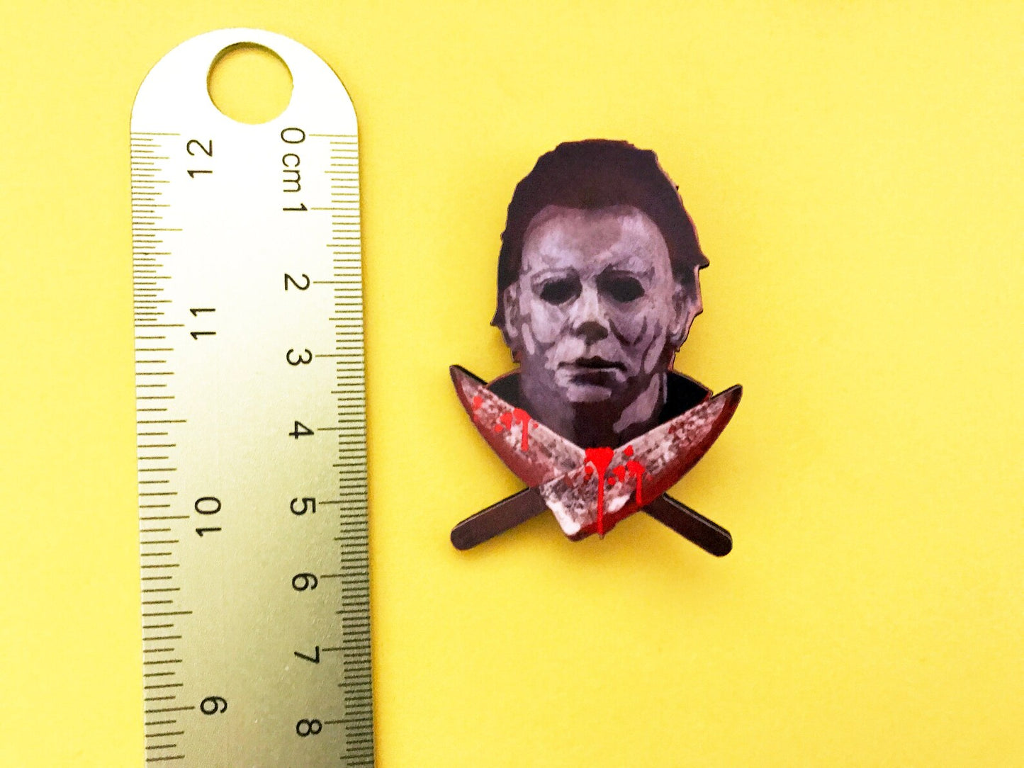 Michael Myers Pin Badge/ Magnet - Halloween
