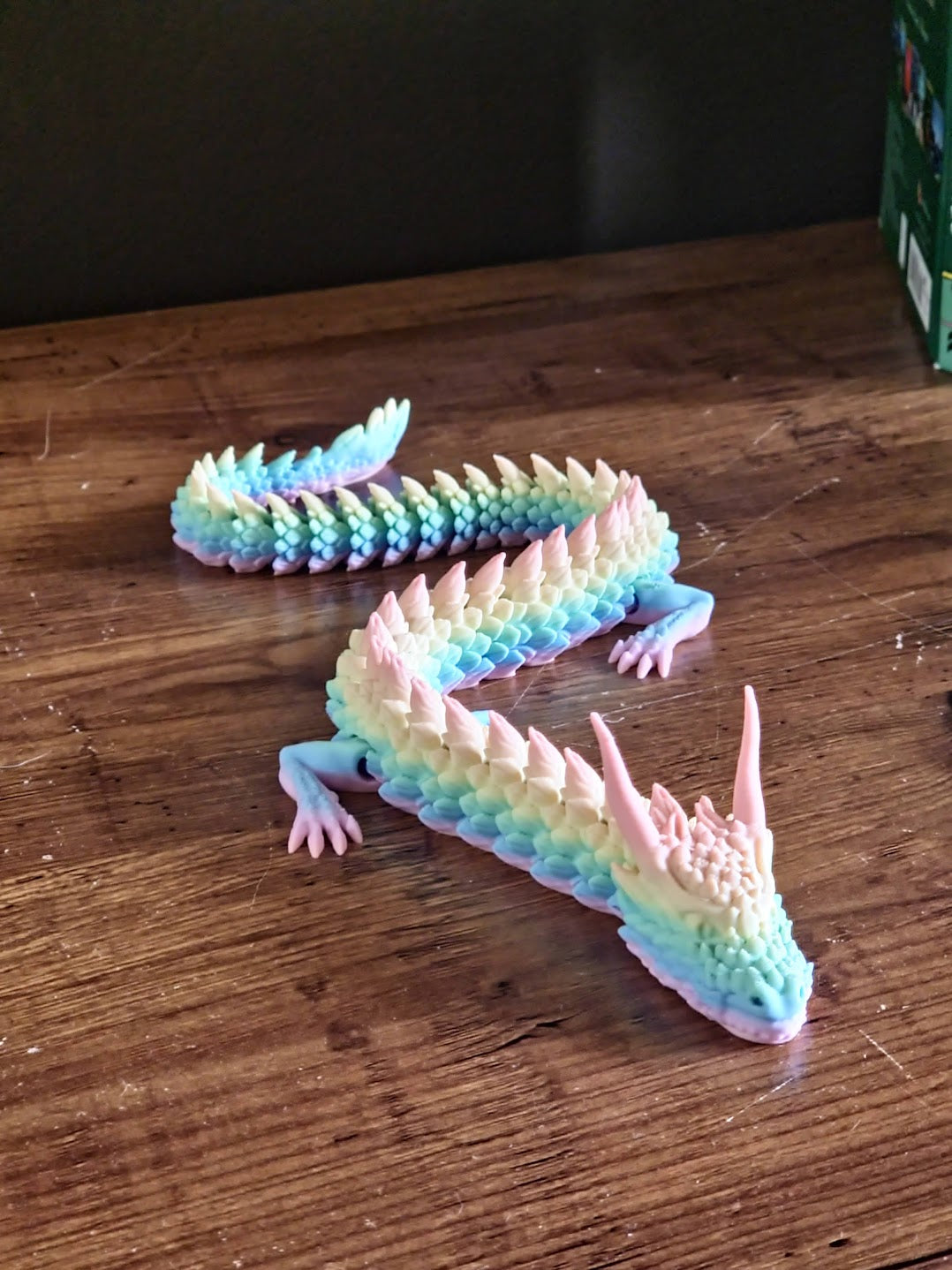 Articulated Pastel Chinese Dragon