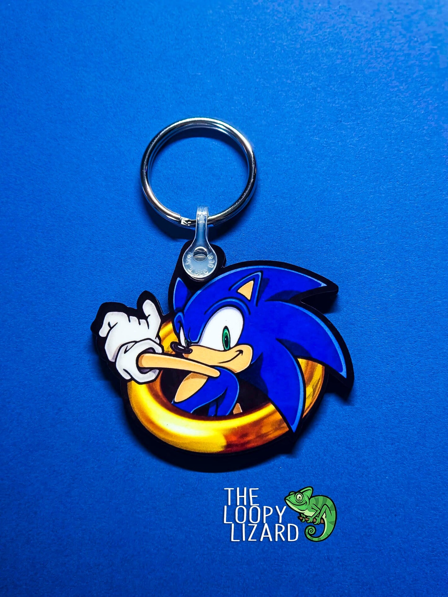 Sonic the Hedgehog Ring Keyring