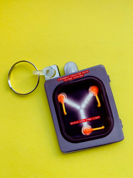 Flux Capacitor Keyring - Back to the Future
