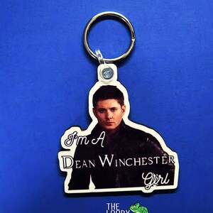 I'm A Dean Winchester Girl Keyring - Supernatural