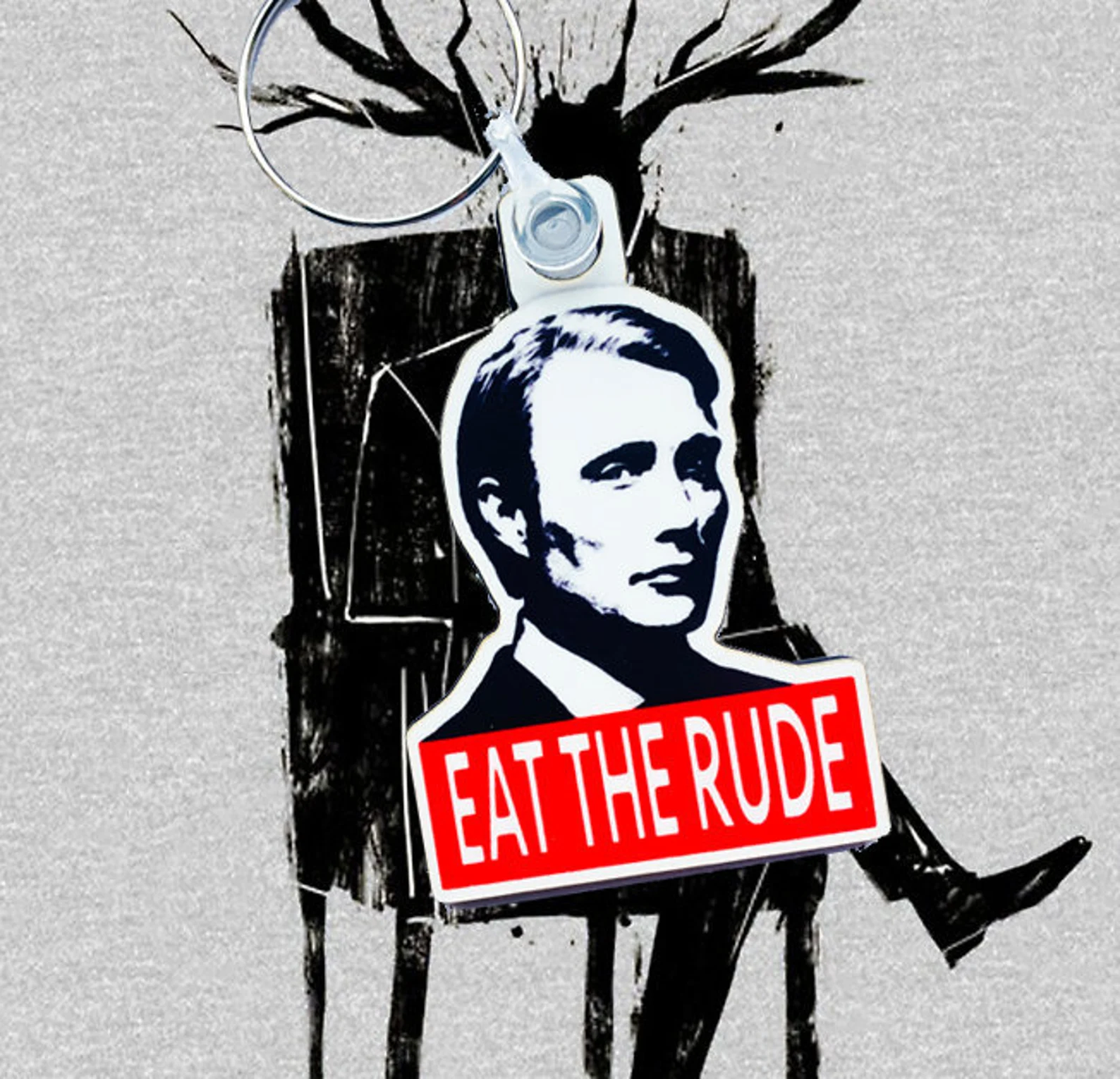 Eat the Rude Keyring - Hannibal
