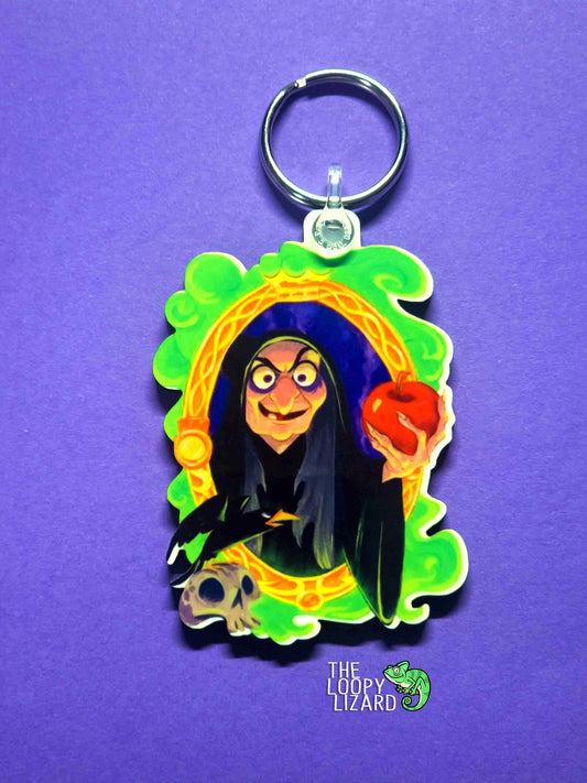 Evil Queen (Old Hag) Keyring - Snow White